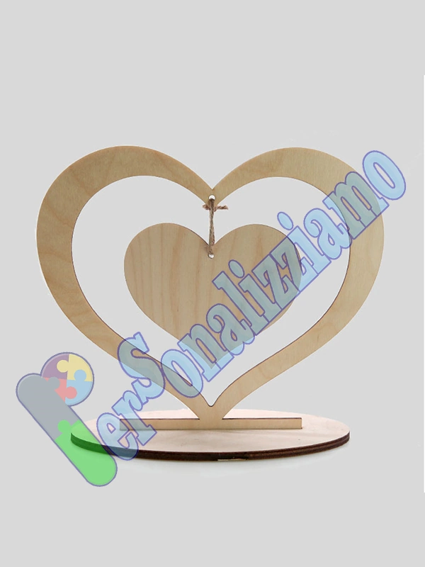 Cornice cuore legno di betulla1