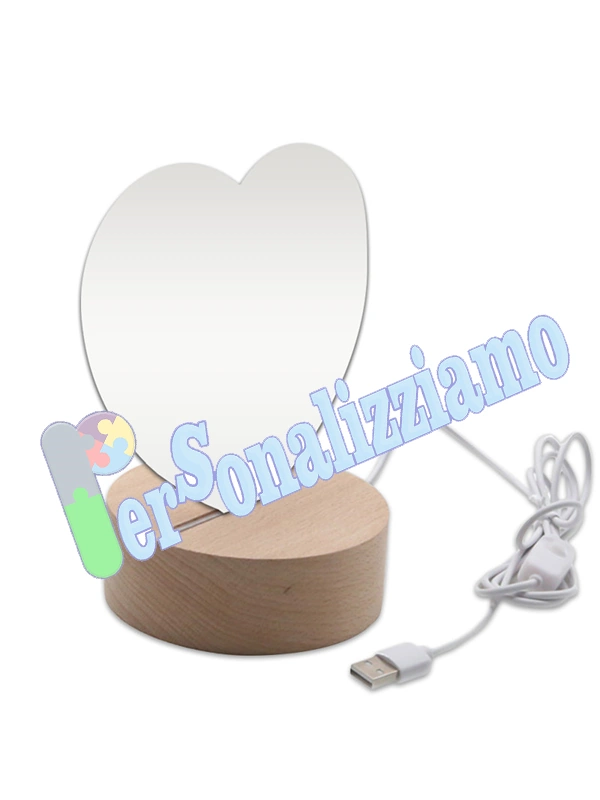 Lampada led a forma di cuore-1